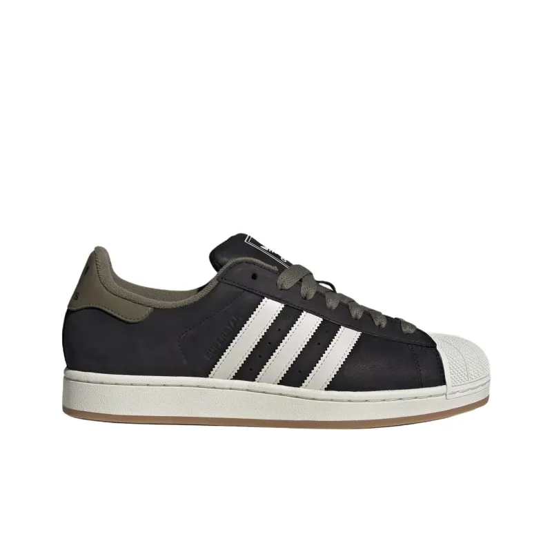 Adidas Originals Superstar 2 Anti Slip Wear Resistant Low Top Skateboard Shoes Unisex Black-1