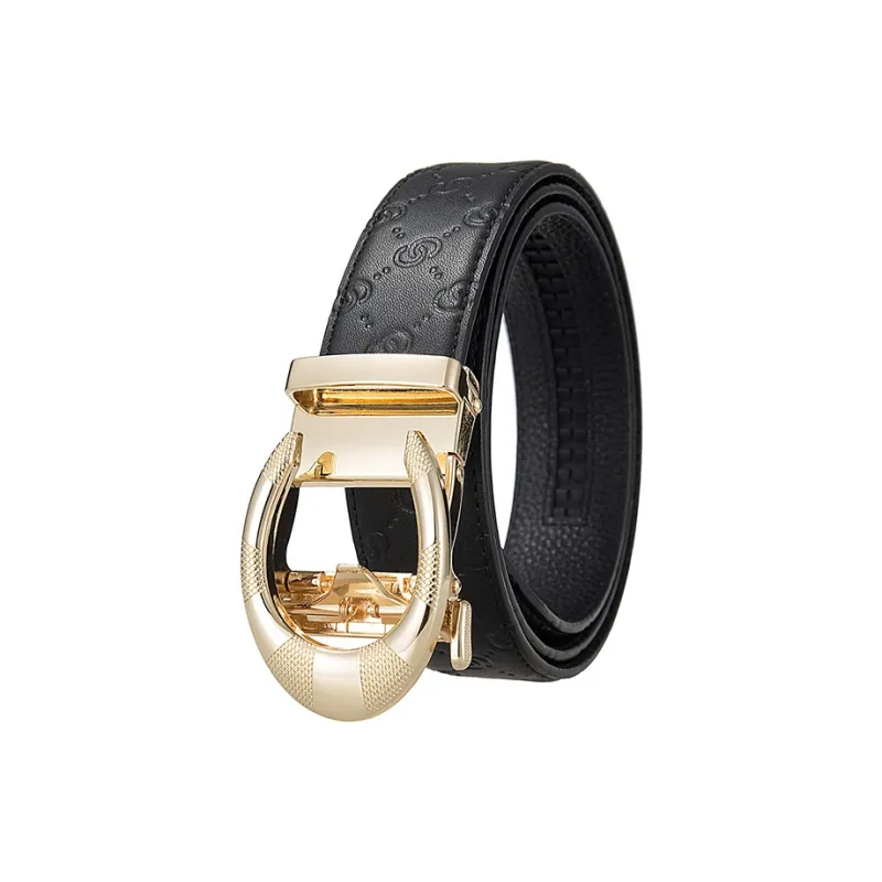 ACUC Top Grain Cow Leather Belts Men's 3.5CM-0