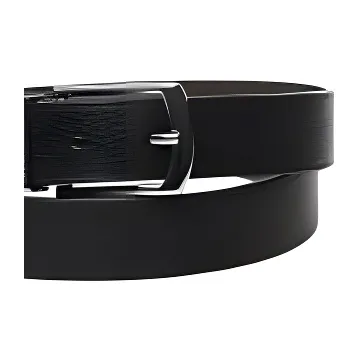 MICHAEL KORS Calfskin Leather Belts Men's Black 2.5CM-1
