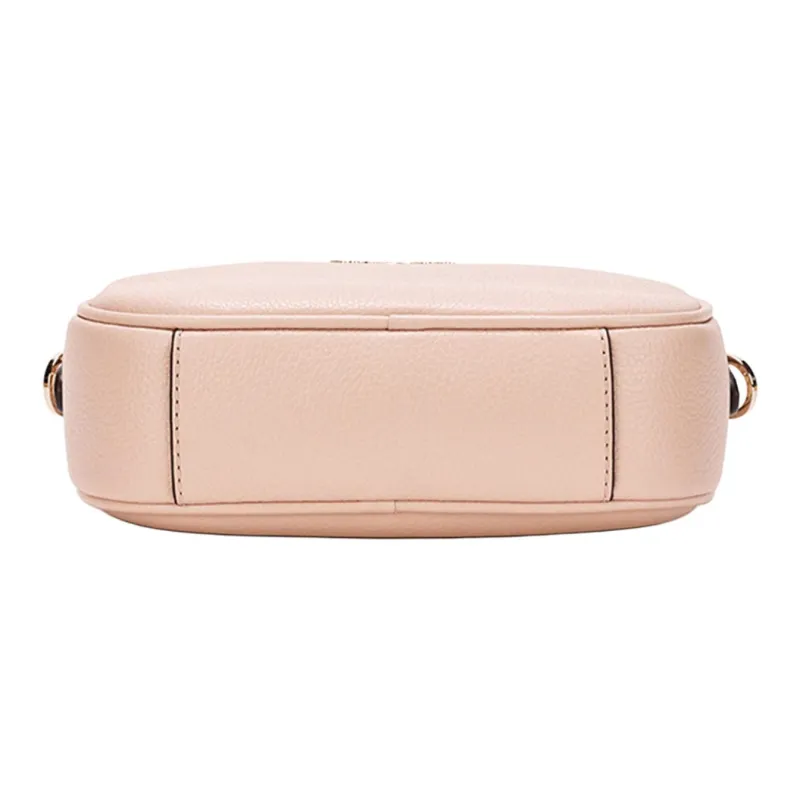MICHAEL KORS Jet Set Cow Leather Camera Bag, Shoulder Bag Trumpets Women's Nude Pink-2
