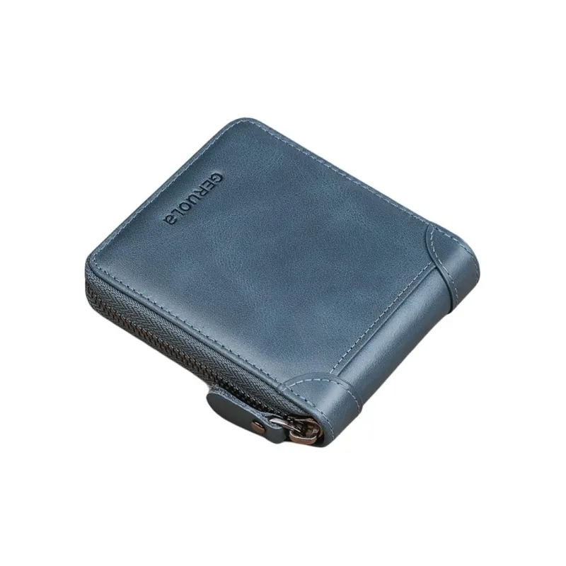 Gorora Top Grain Cow Leather Wallet Men's Multicolor-6