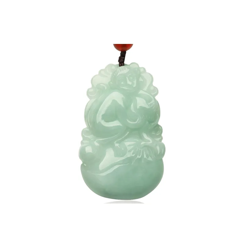 Oriental Jade Glutinous Jade Jadeite Necklaces Unisex-40