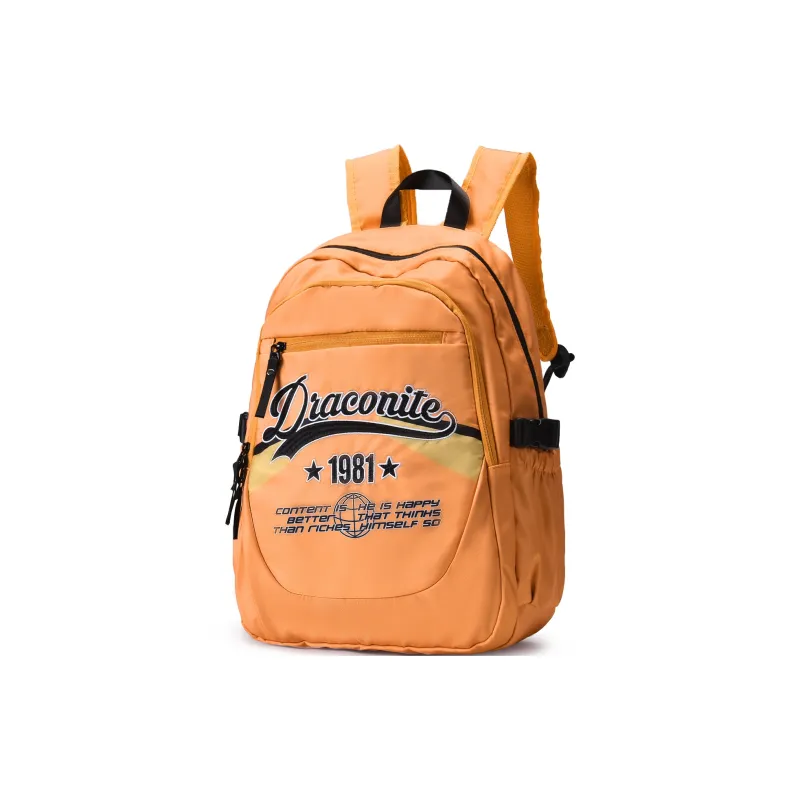 DRACONITE Polyester Backpack Regular Unisex Ecru-11
