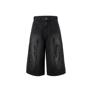 Bulking Tide Brand Denim Shorts Unisex