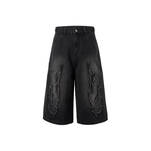 Bulking Tide Brand Denim Shorts Unisex