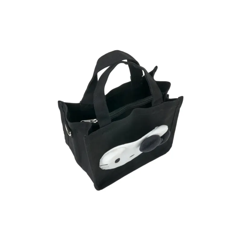 Sanrio Polyester One Shoulder Handbag Mini Women's Black-3