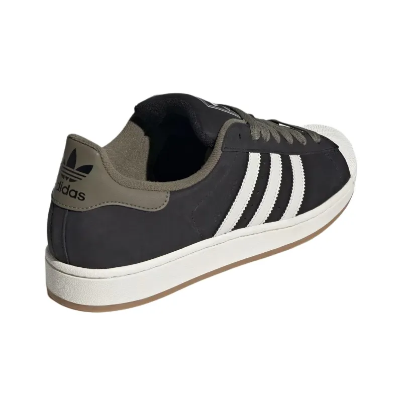 Adidas Originals Superstar 2 Anti Slip Wear Resistant Low Top Skateboard Shoes Unisex Black-3