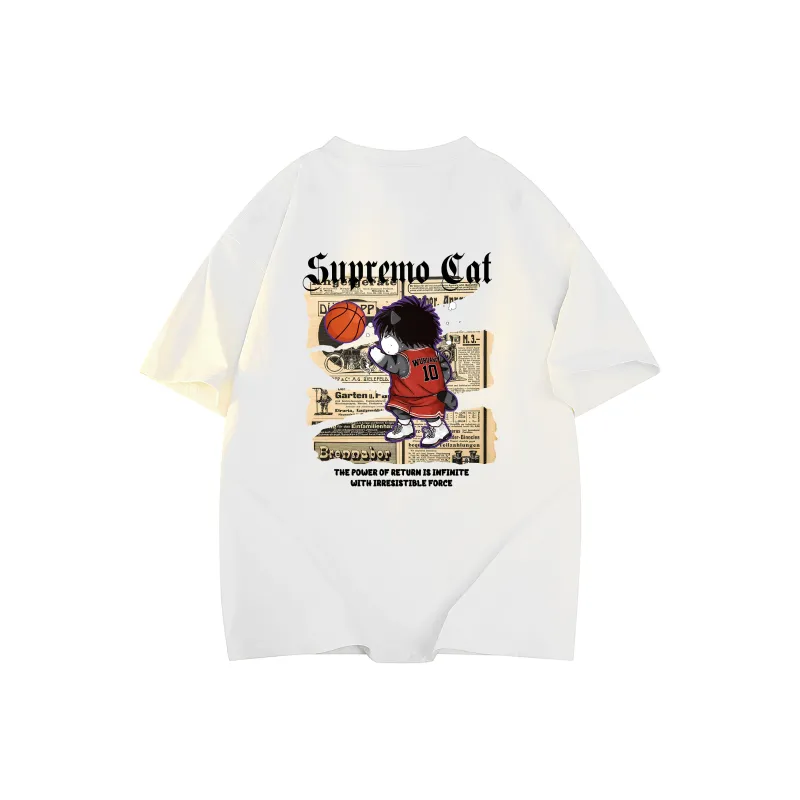 Supremo Cat T Shirts Unisex-2