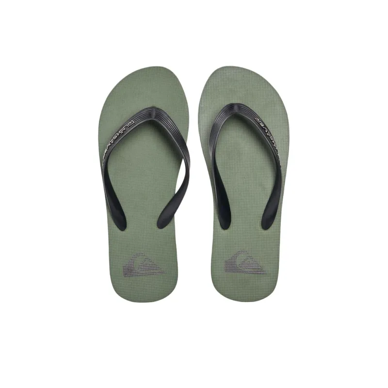 Quiksilver Molokai Core Abrasion Resistant Slip Resistant Flip Flops Men's Green-3