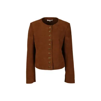 Caroline Jackets Women's Orange Coffee