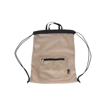 Nike Polyester Swim Bag Handbag Backpack Regular Men's Khaki