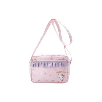 Sanrio Hello Kitty Polyester With Polypropylene Shoulder Bag Kids' Pink Purple