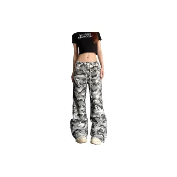 VIPGOOSE Jeans Unisex Camouflage