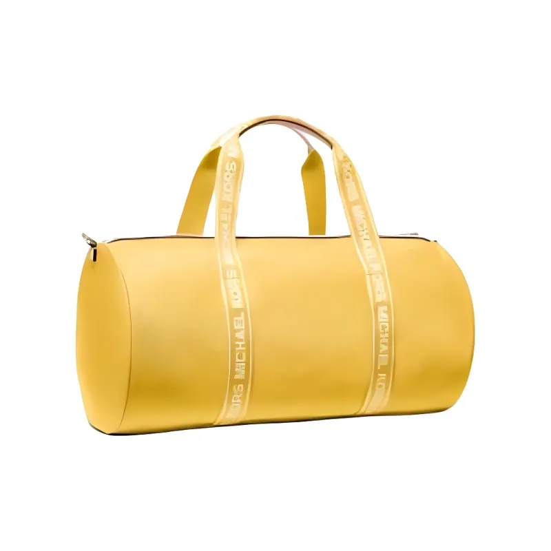 MICHAEL KORS Jet Set Nylon Travel Bag Unisex Yellow Daisy-1