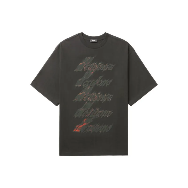 WE11DONE Logo print T shirt-0