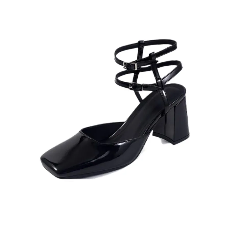 Schilling Chunky Heel High Heels 7cm Women's-4