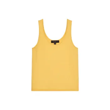 ZARA Tank Tops Women's Yellow