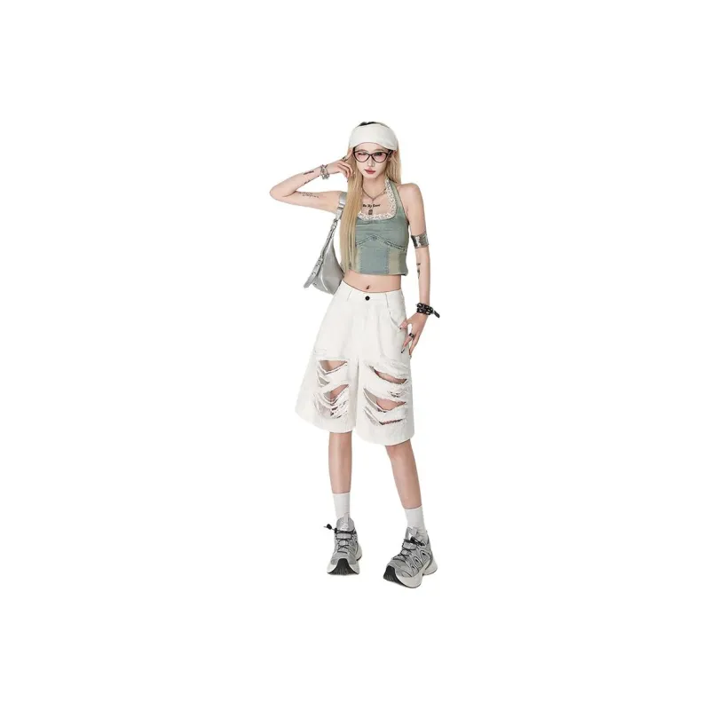 Ordifen Denim Shorts Women's-4