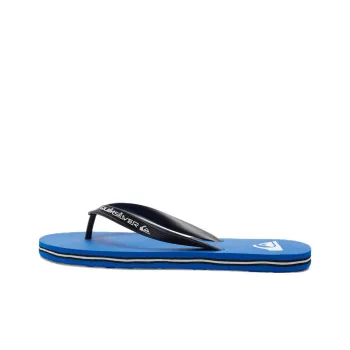 Quiksilver Molokai Core Rubber Sole Abrasion Resistant Slip Resistant Flip Flops Men's Blue