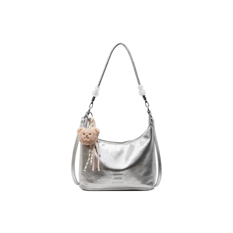 ResNonverba PU Underarm Shoulder Bag Women's Multicolor-8