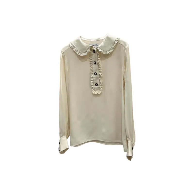 CHANEL 18B Shirt Women's Milk White-0