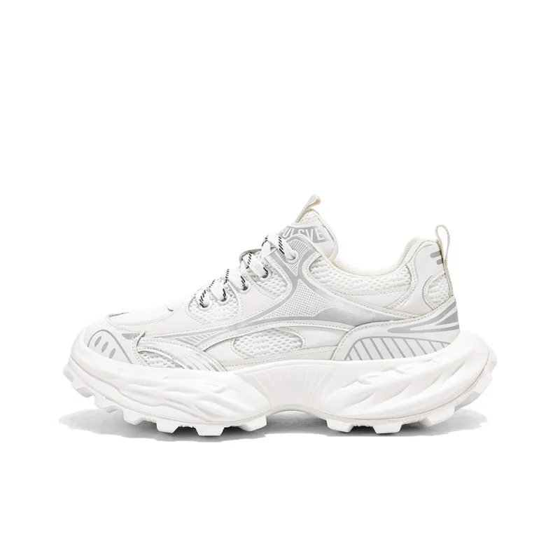 FCMM Slip Resistant, Abrasion Resistant, Breathable, Height Increasing Low Top Chunky Sneakers Men's-6