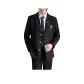 Black with Metal Badge