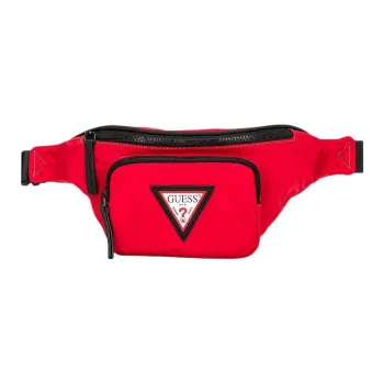 GUESS Nylon Crossbody Fanny Pack Unisex Red & Black