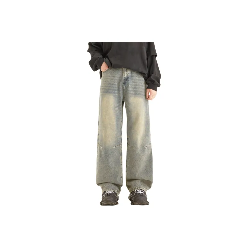 7 SEVFUN Jeans Unisex Yellow Mud-0