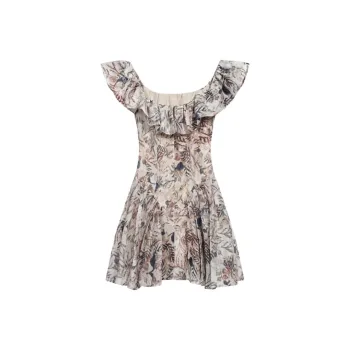 AFGGD Sleeveless Dresses Women's Khaki