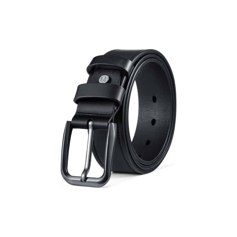 HLA Cow Leather Belts Men's 3.75cm-0