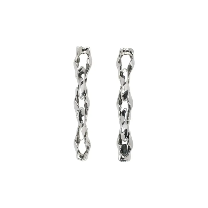 EMANUELE BICOCCHI 925 Sterling Silver Earrings Men's Silver-0