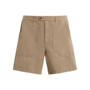 ZARA Casual Shorts Men Brown Yellow