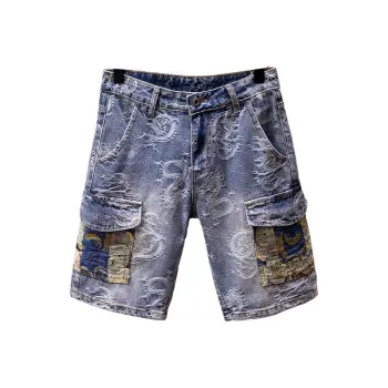 FRQ Denim Shorts Unisex Blue