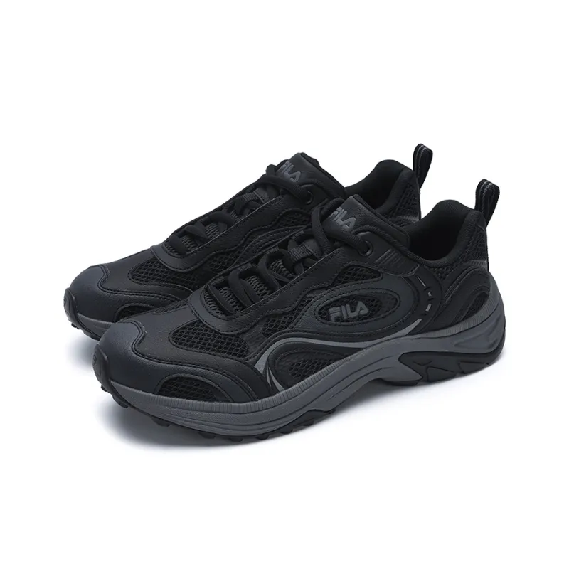 FILA Vintage Collection FLUXION Sichuan Flow Shoes Low Top Casual Shoes Men's Black Gray-2