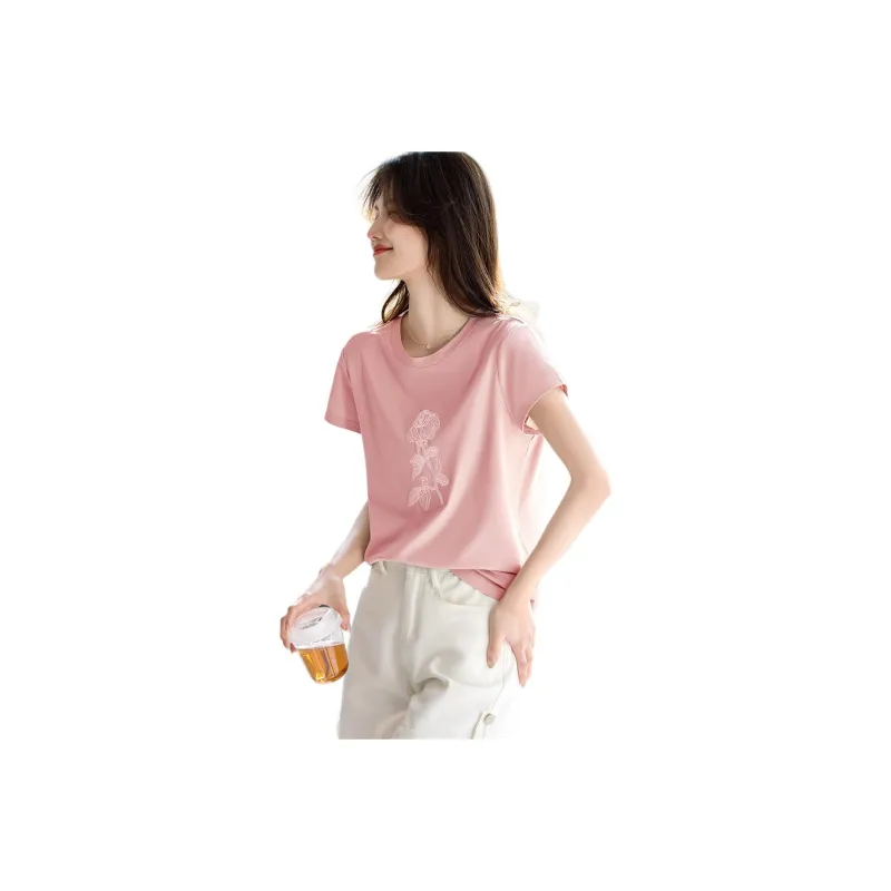 XWI T Shirts Women's Pink-0