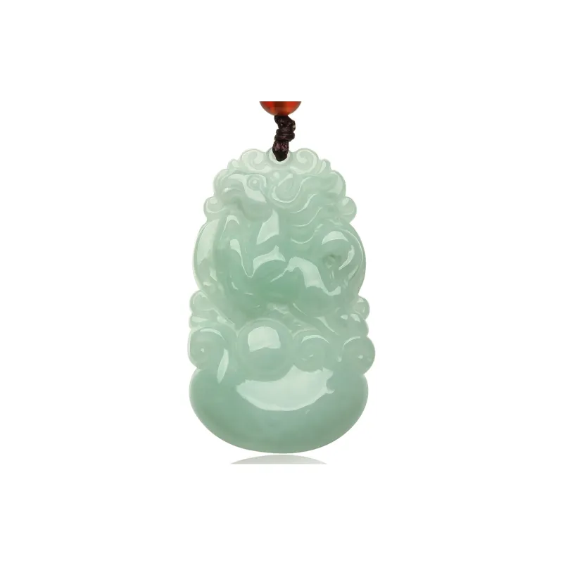 Oriental Jade Glutinous Jade Jadeite Necklaces Unisex-30