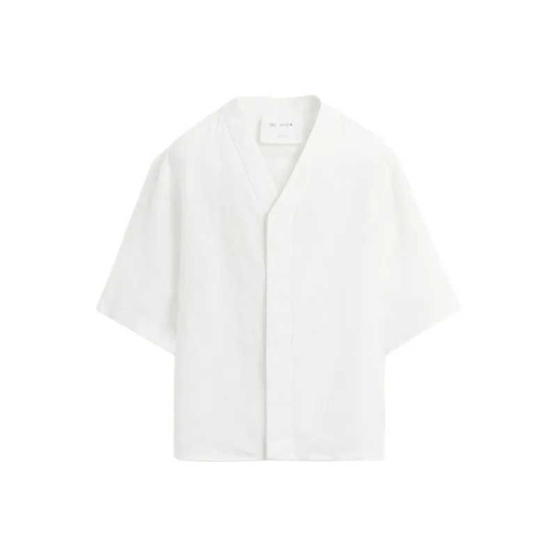 ZARA Shirts Men White-0