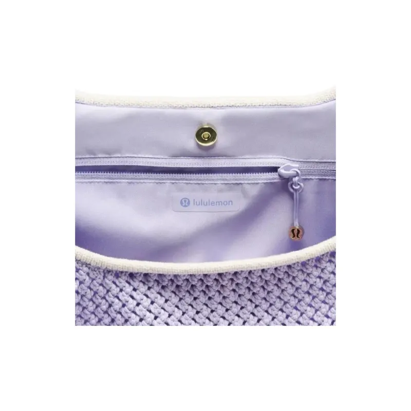 Lululemon Polyester Shoulder Bag Women's Purple-3