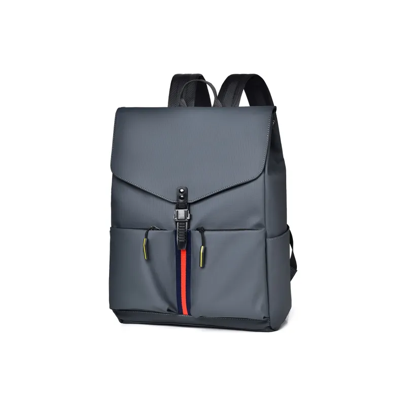 Kewuku Oxford Backpack Unisex Dark Gray/Black-0