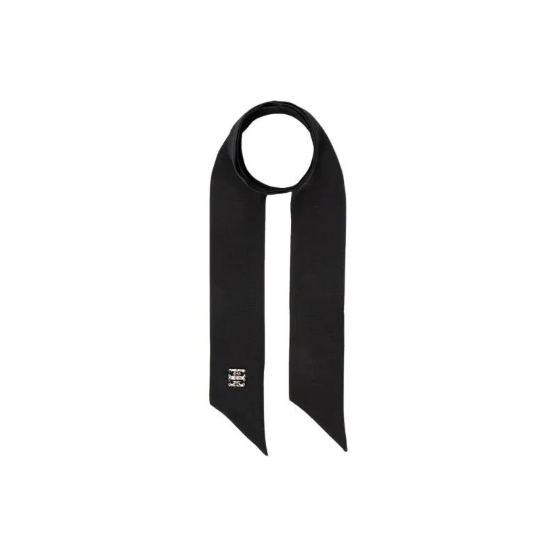 Givenchy Silk Scarves Women's Black-0