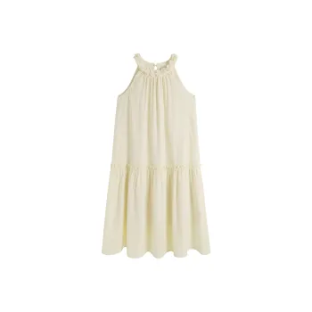 Migu Sleeveless Dresses Women's Apricot