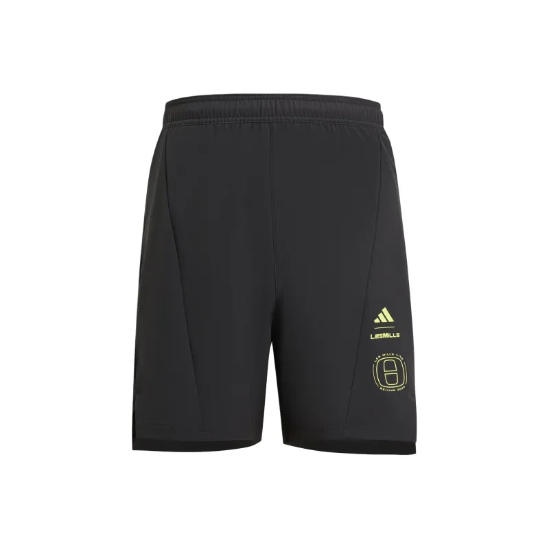 Adidas x LAIMEI,LIANMINGKUAN SS25 BEIJING WOVEN SHORTS Sports Shorts Men's Black-0