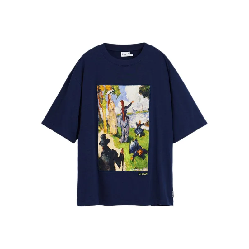 Desigual T Shirts Men Blue-0