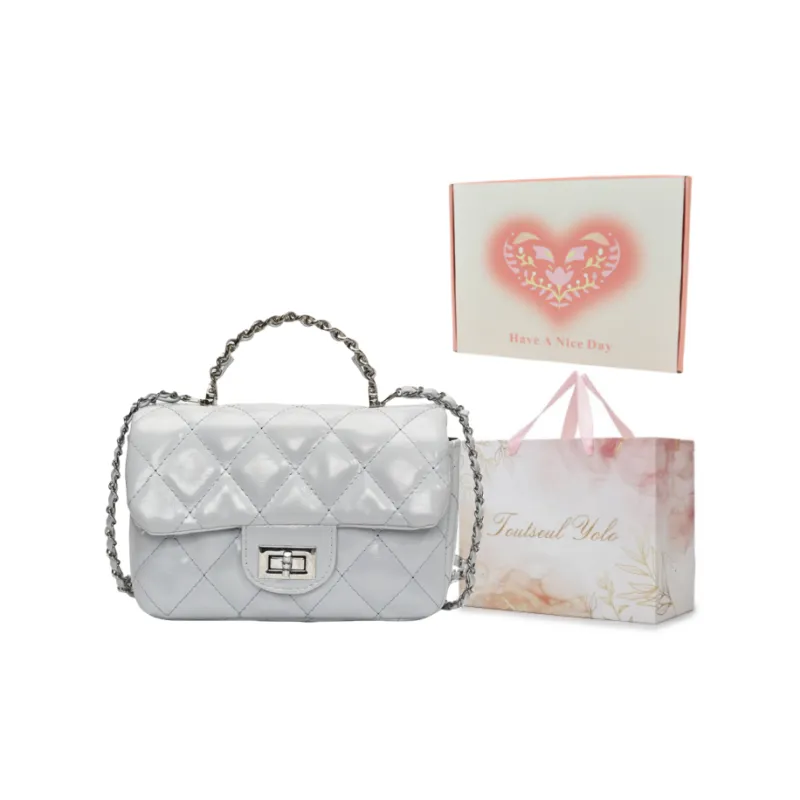 TOUTSEUL YOLO PU Handbag Regular Women's Pink/Silver/Blue/White/Black-36