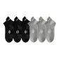 3 Black+3 Light Gray