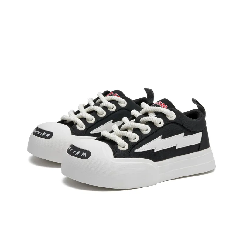 1xact Cover Skateboard Shoes Unisex Low Top White-1