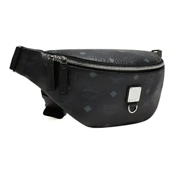 MCM Fursten Belt Bag Visetos Small Black