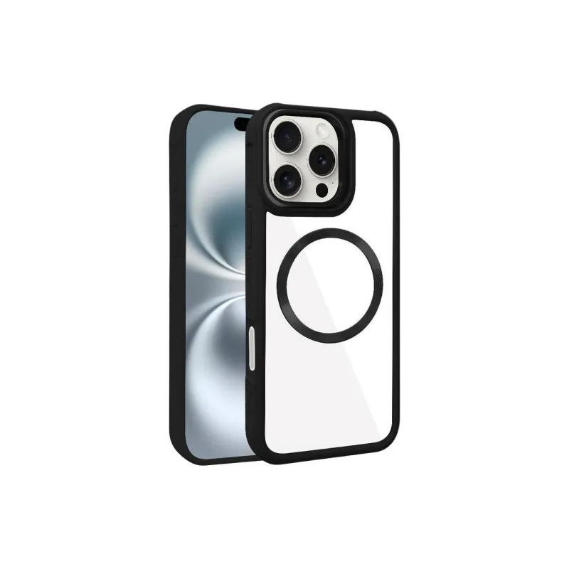 Record Star Acrylic Material Magnetic Electroplated Eye Phone Cases Compatibility IPhone15/16 Girlish-11