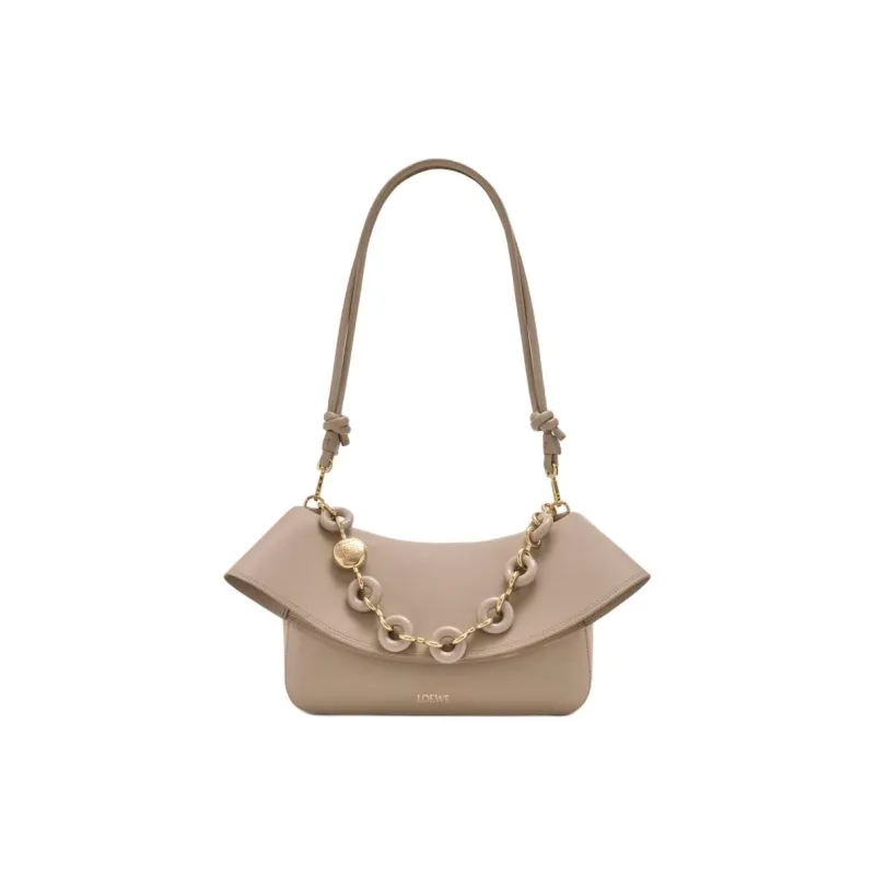 LOEWE Calfskin Shoulder Bag, Crossbody Bag, Handbag Medium Size Women's Sand-2